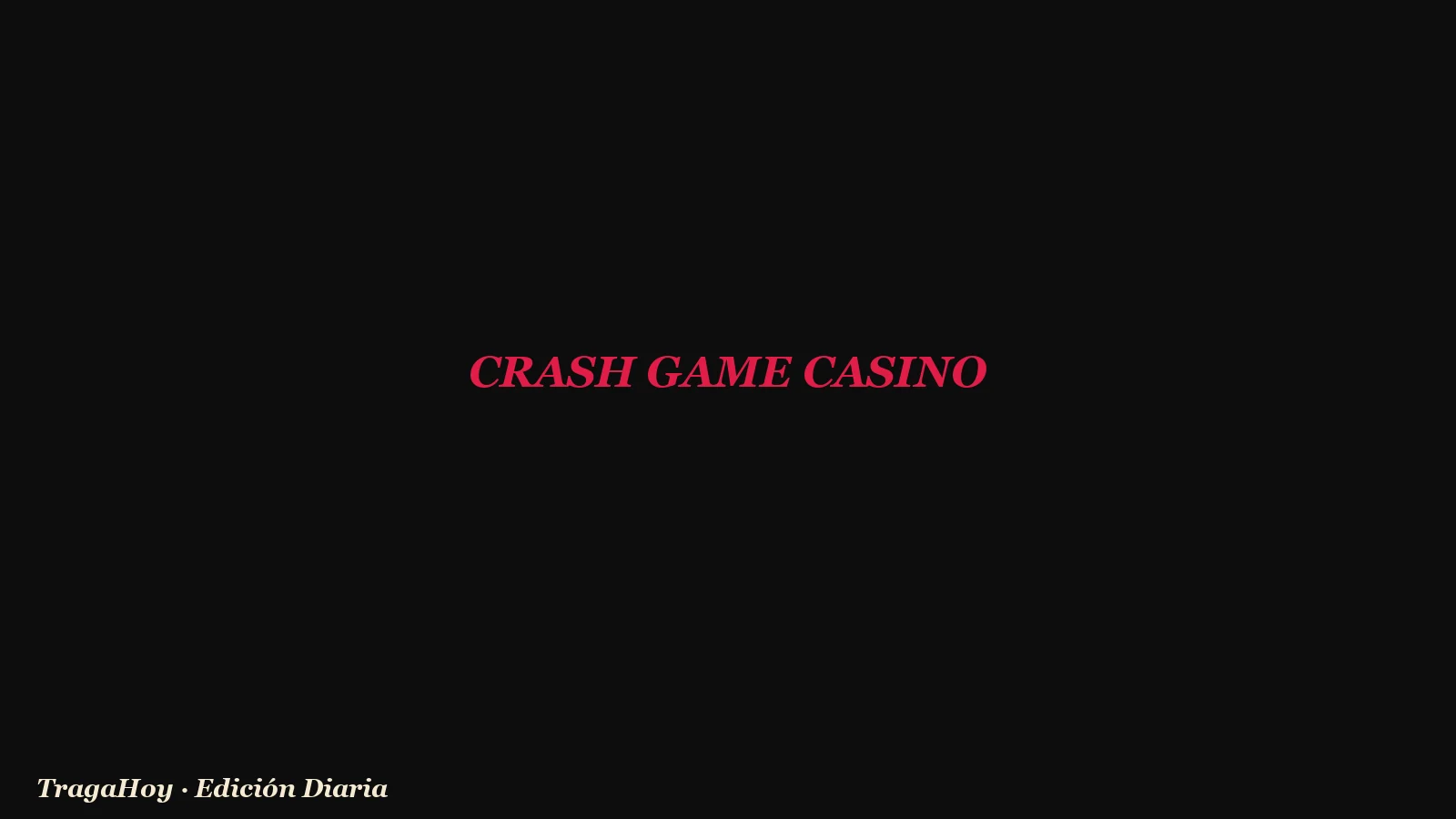 Crash Game Casino slot — gameplay screenshot