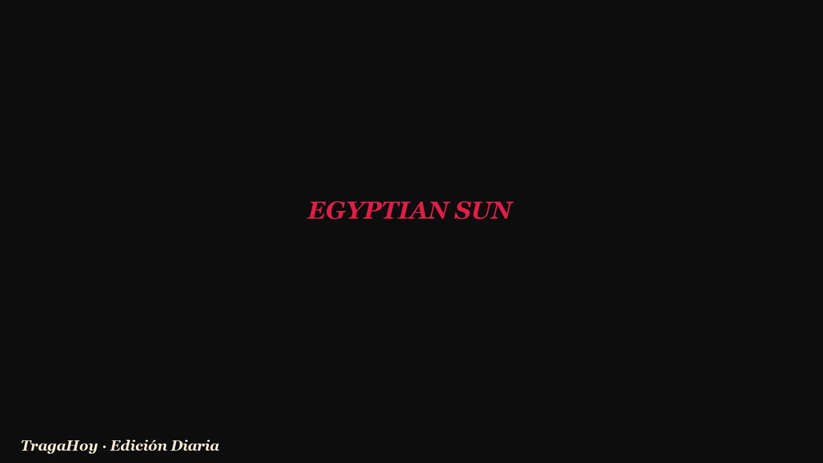 Egyptian Sun slot — gameplay screenshot