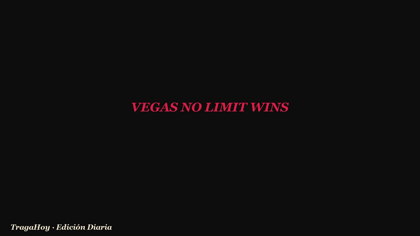 Vegas No Limit Wins slot — gameplay screenshot